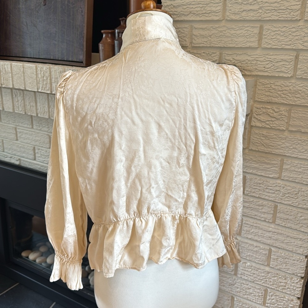 Zara cropped Bohemian top PTP 20 inches clearance price - Picture 6 of 6
